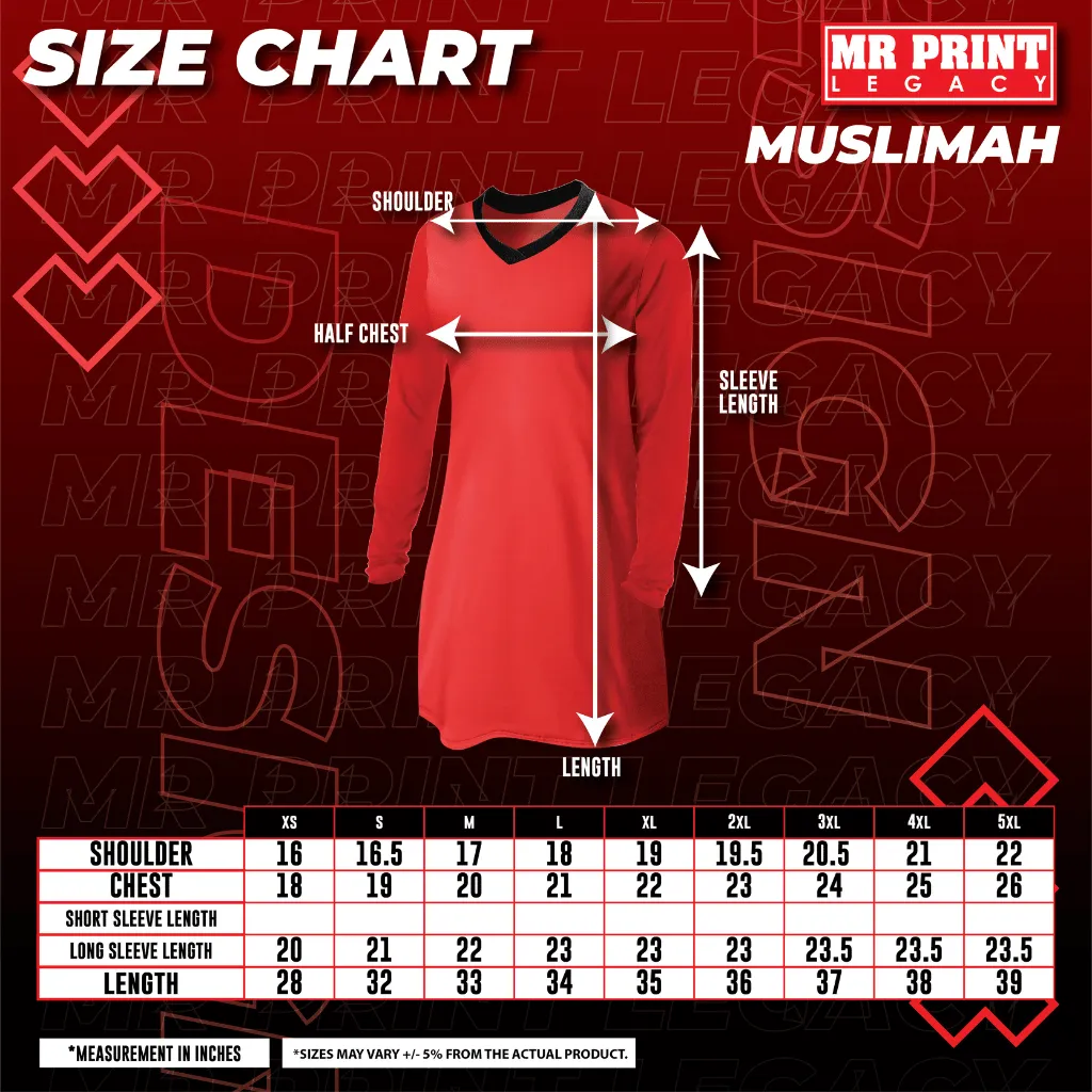 Template Size Chart 2